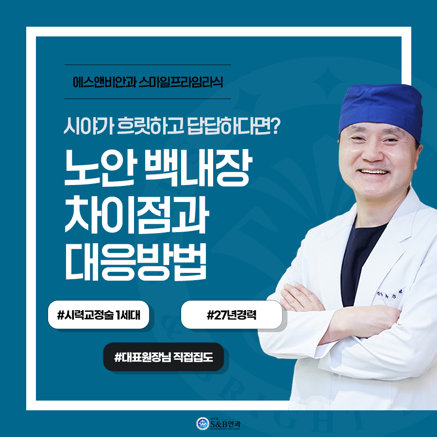 백내장 수술 가격 25만원 부터~